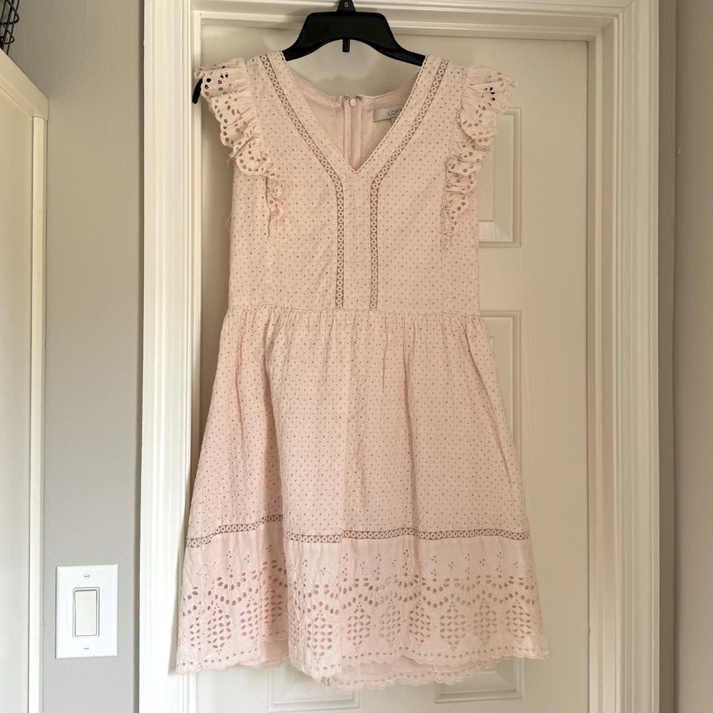 Loft eyelet dress